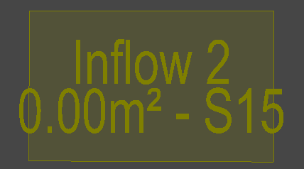 Example of a drainage inflow area