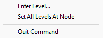 Edit selected nodes level right-click menu