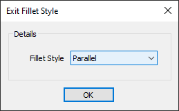 Roundabout Arm Junction Fillet Radius