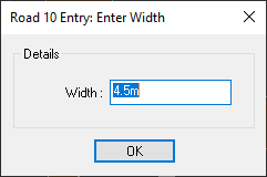 Roundabout Arm Junction Fillet Radius