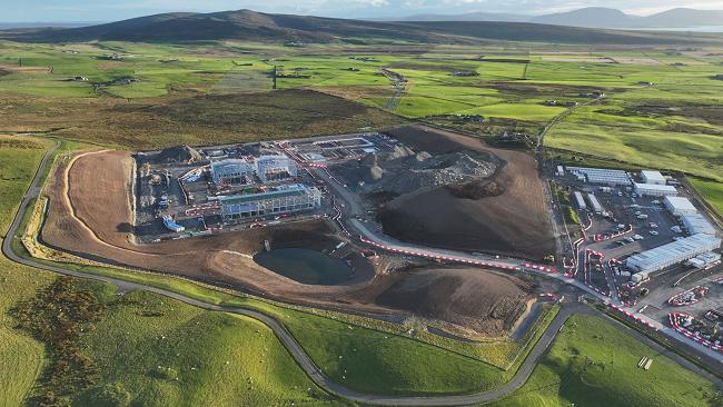 Drone imagery of the Finstown site
